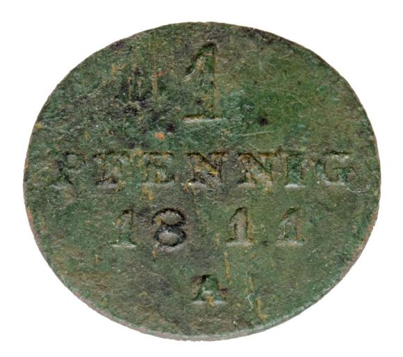 1 fenig 1811 Fryderyk Wilhelm III Prusy Berlin