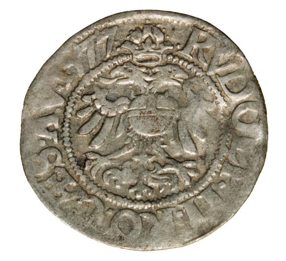 2 marki 1577 Rudolf II Habsburg Niemcy Aachen