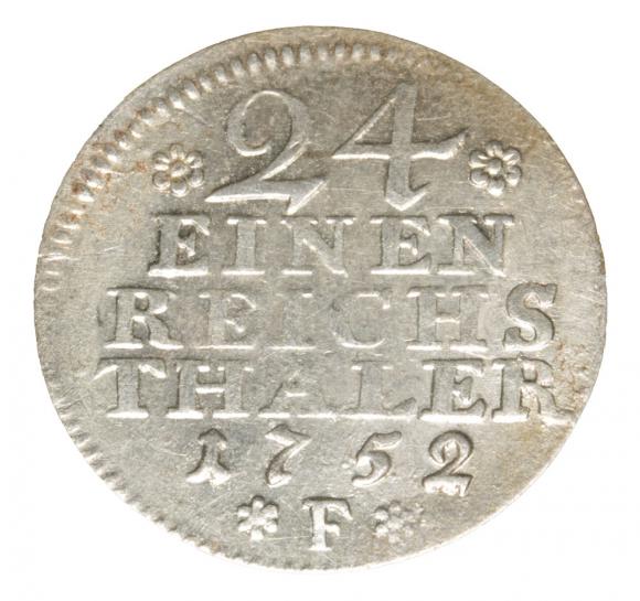 1/24 talara 1752 Fryderyk II Wielki Niemcy Magdeburg F