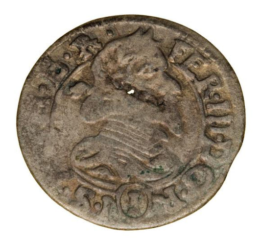 1 krajcar 1645 Elżbieta Lukrecja Księstwo Cieszyńskie Cieszyn