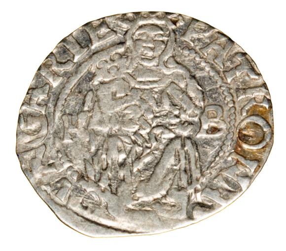 Denar 1528 Ferdynand I Habsburg Węgry Kremnica