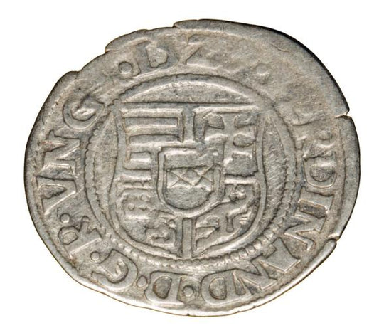 Denar 1529 Ferdynand I Habsburg Węgry Kremnica