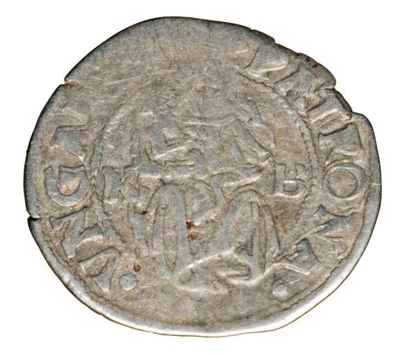 Denar 1529 Ferdynand I Habsburg Węgry Kremnica