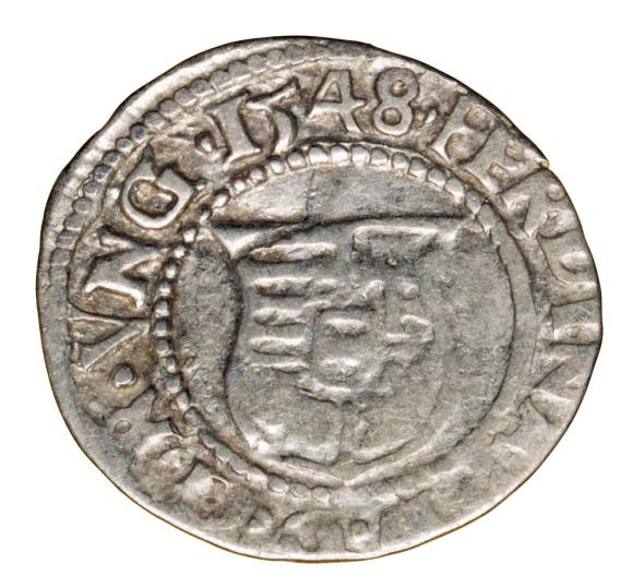 Denar 1548 Ferdynand I Habsburg Węgry Kremnica