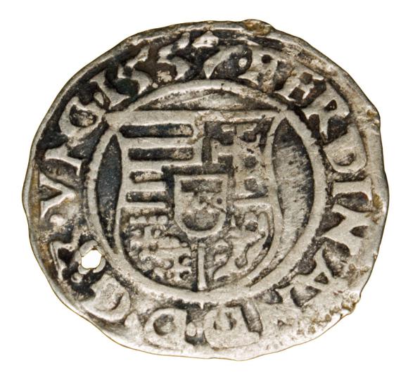 Denar 1557 Ferdynand I Habsburg Węgry Kremnica