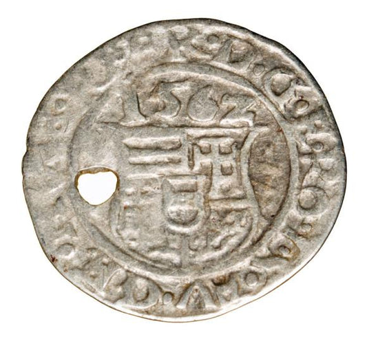Denar 1562 Ferdynand I Habsburg Węgry Kremnica