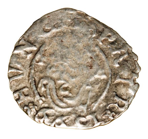 Denar 1599 Rudolf II Habsburg Węgry Kremnica