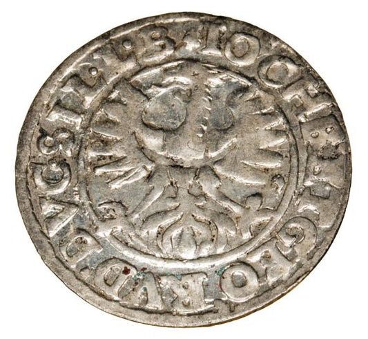 3 krajcary 1617 Jan Krystian Jerzy Rudolf Księstwo Brzesko-Legnicko-Wołowskie Złoty Stok