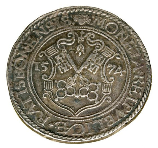 Guldentalar 1574 Maksymilian II Habsburg Ratyzbona