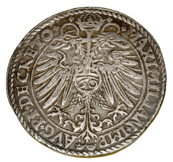 Guldentalar 1574 Maksymilian II Habsburg Ratyzbona