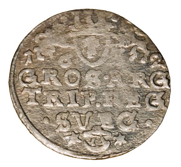 Trojak 1632 Gustaw II Adolf Elbląg