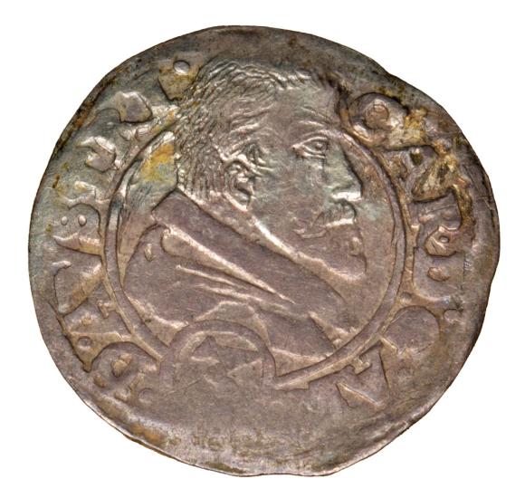 3 krajcary 1615 Karol Austriacki Księstwo Nyskie Biskupów Wrocławskich Nysa