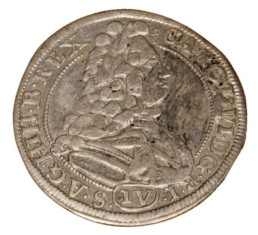 6 krajcarów 1713 Karol VI Habsburg Śląsk Wrocław