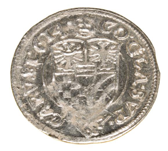 3 krajcary 1614 Karol II Podiebradowicz Księstwo Ziębicko - Oleśnickie Oleśnica