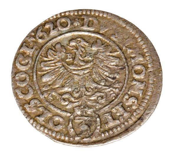 3 krajcary 1620 Karol II Podiebradowicz Księstwo Ziębicko - Oleśnickie Oleśnica