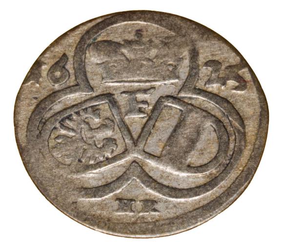 1/2 krajcara 1625 Ferdynand II Habsburg Śląsk Wrocław