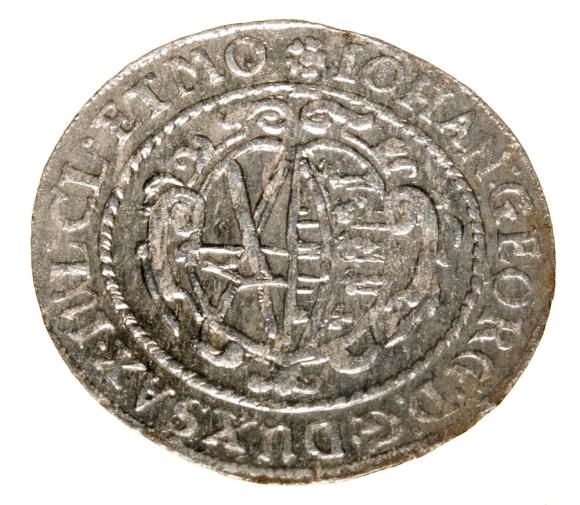 Grosz 1639 Jan Jerzy I Niemcy Saksonia Drezno