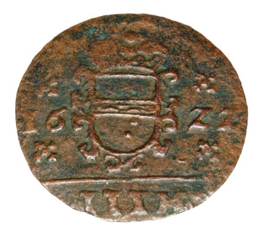 3 halerze 1622 Karol Austriacki Księstwo Nyskie Biskupów Wrocławskich Nysa