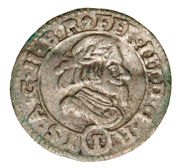 1 krajcar 1647 Elżbieta Lukrecja Księstwo Cieszyńskie Skoczów