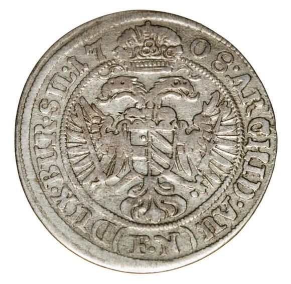 3 krajcary 1708 Józef I Habsburg Śląsk Wrocław