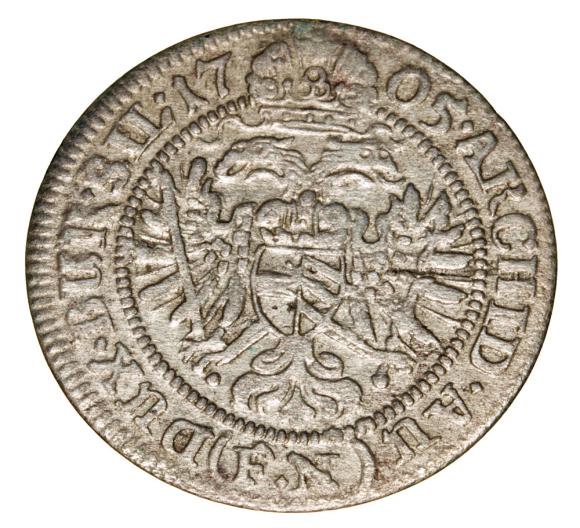 3 krajcary 1705 Józef I Habsburg Śląsk Wrocław