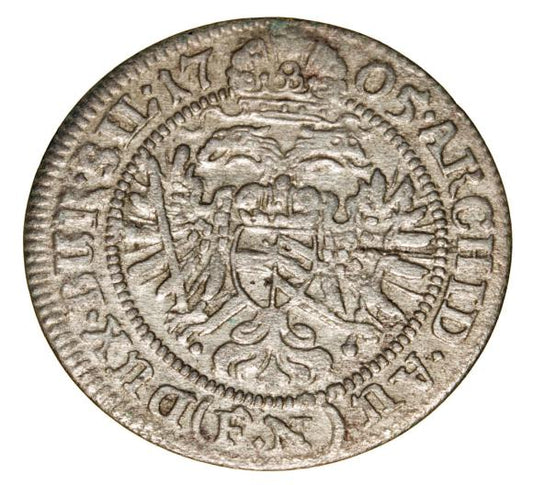 3 krajcary 1705 Józef I Habsburg Śląsk Wrocław