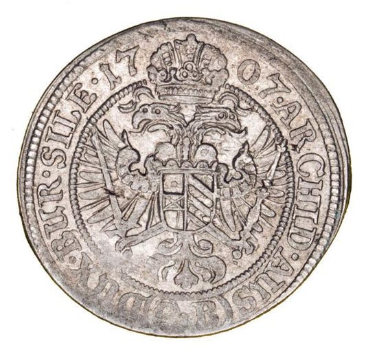 3 krajcary 1707 Józef I Habsburg Śląsk Brzeg