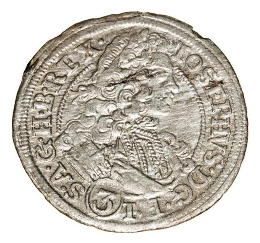 3 krajcary 1710 Józef I Habsburg Śląsk Brzeg