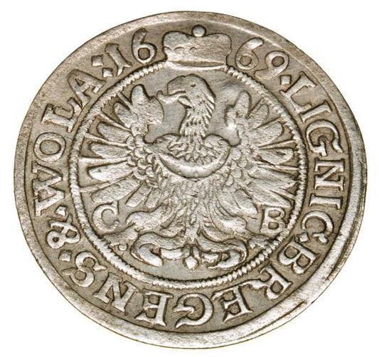 3 krajcary 1669 Chrystian Wołowski Księstwo Brzesko-Legnicko-Wołowskie Brzeg