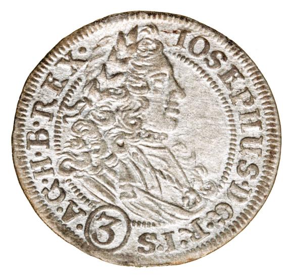 3 krajcary 1706 Józef I Habsburg Śląsk Wrocław