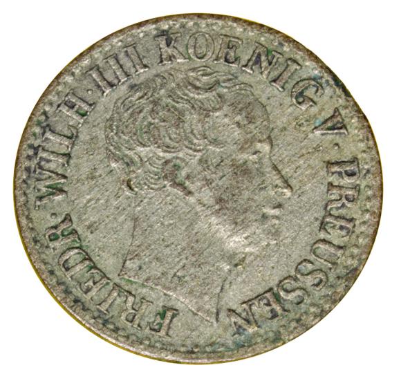 1/2 grosza srebrnego 1825 Fryderyk Wilhelm III Prusy Berlin