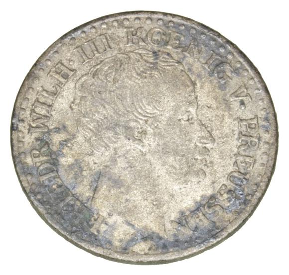 1 grosz srebrny 1825 Fryderyk Wilhelm III Prusy Berlin