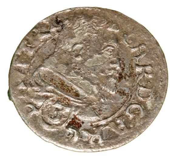 3 krajcary 1621 Karol Austriacki Księstwo Nyskie Biskupów Wrocławskich Nysa