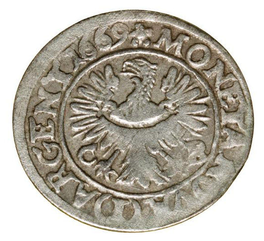 1 krajcar 1669 Chrystian Wołowski Księstwo Brzesko-Legnicko-Wołowskie Brzeg