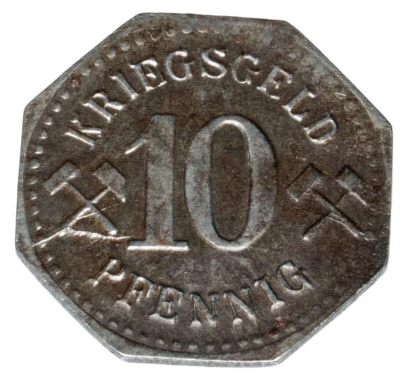 10 fenigów 1918 Nowa Ruda Neurode