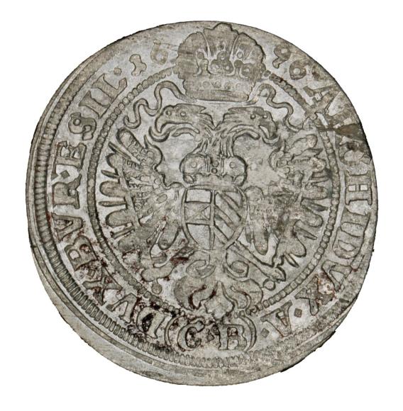 3 krajcary 1696 Leopold I Habsburg Brzeg