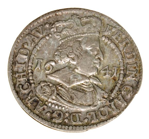 3 krajcary 1641 Ferdynand Karol Austria Tyrol Hall