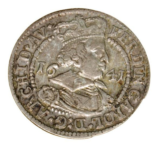 3 krajcary 1641 Ferdynand Karol Austria Tyrol Hall