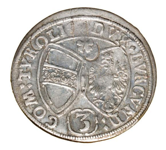 3 krajcary 1658 Ferdynand Karol Austria Tyrol Hall