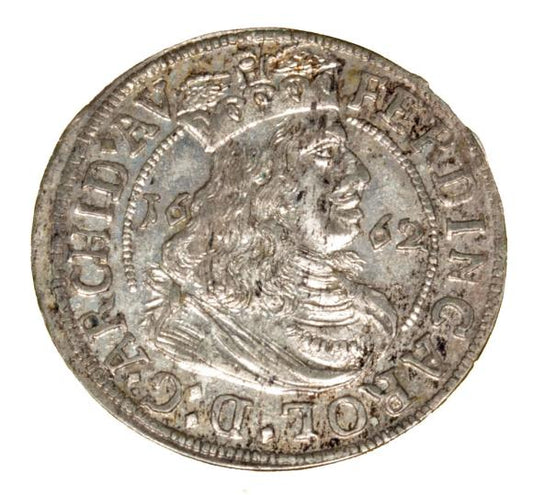 3 krajcary 1662 Ferdynand Karol Austria Tyrol Hall