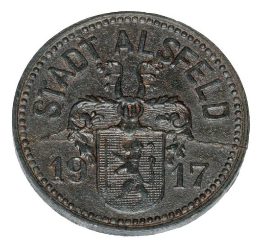 10 fenigów 1917 Alsfeld Hesja