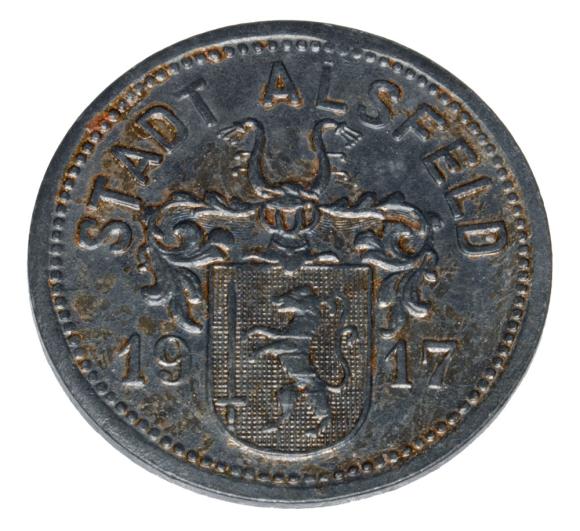 50 fenigów 1917 Alsfeld Hesja