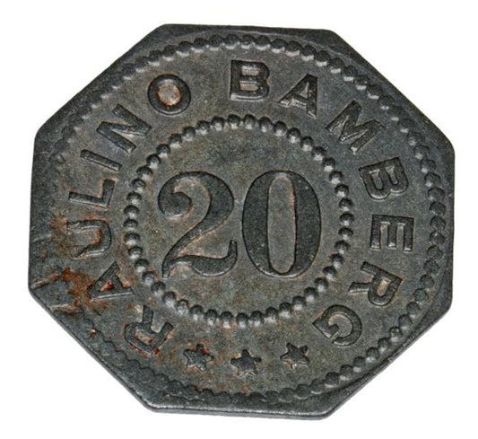 20 fenigów Bamberg Zaklady Tytoniowe