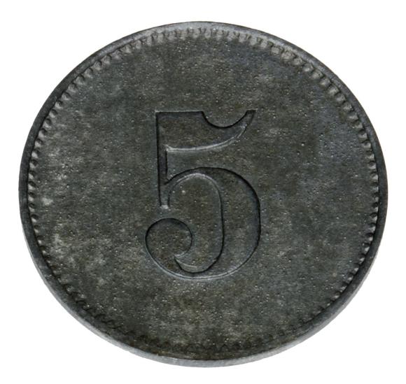 5 fenigów Bytom Beuthen obóz jeniecki kopalnia węgla