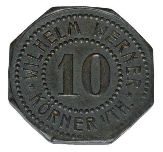 10 fenigów Korner Wilhelm Werner