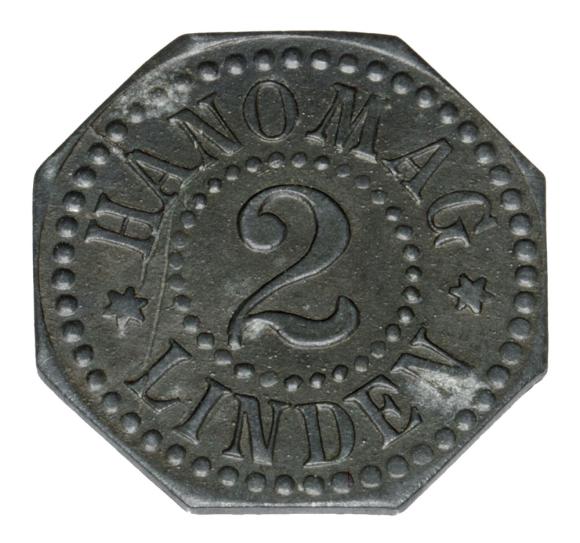 2 fenigi Linden Homag