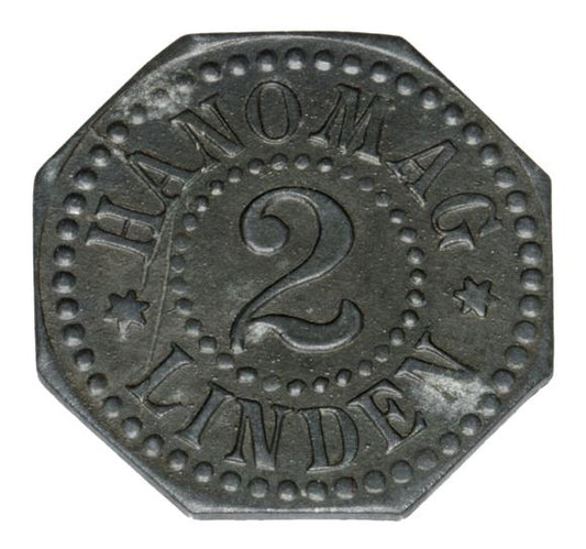 2 fenigi Linden Homag