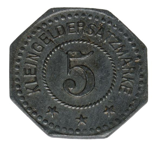 5 fenigów Mucheln Anhaltische Kohlenwerke