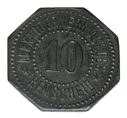 10 fenigów Remscheid