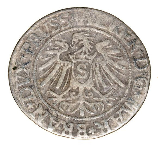 Grosz 1537 Albrecht Hohenzollern Niemcy Królewiec